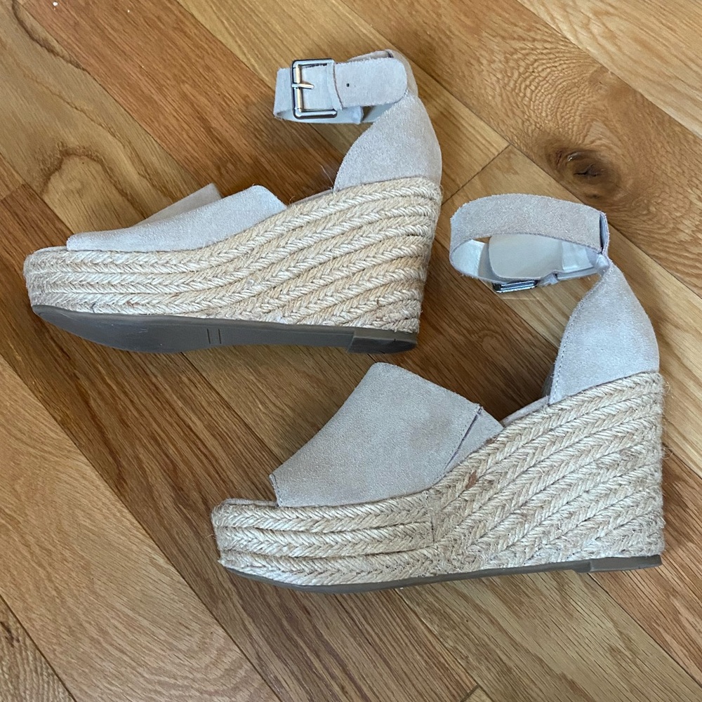 Marc Fisher Peep Toe Wedges